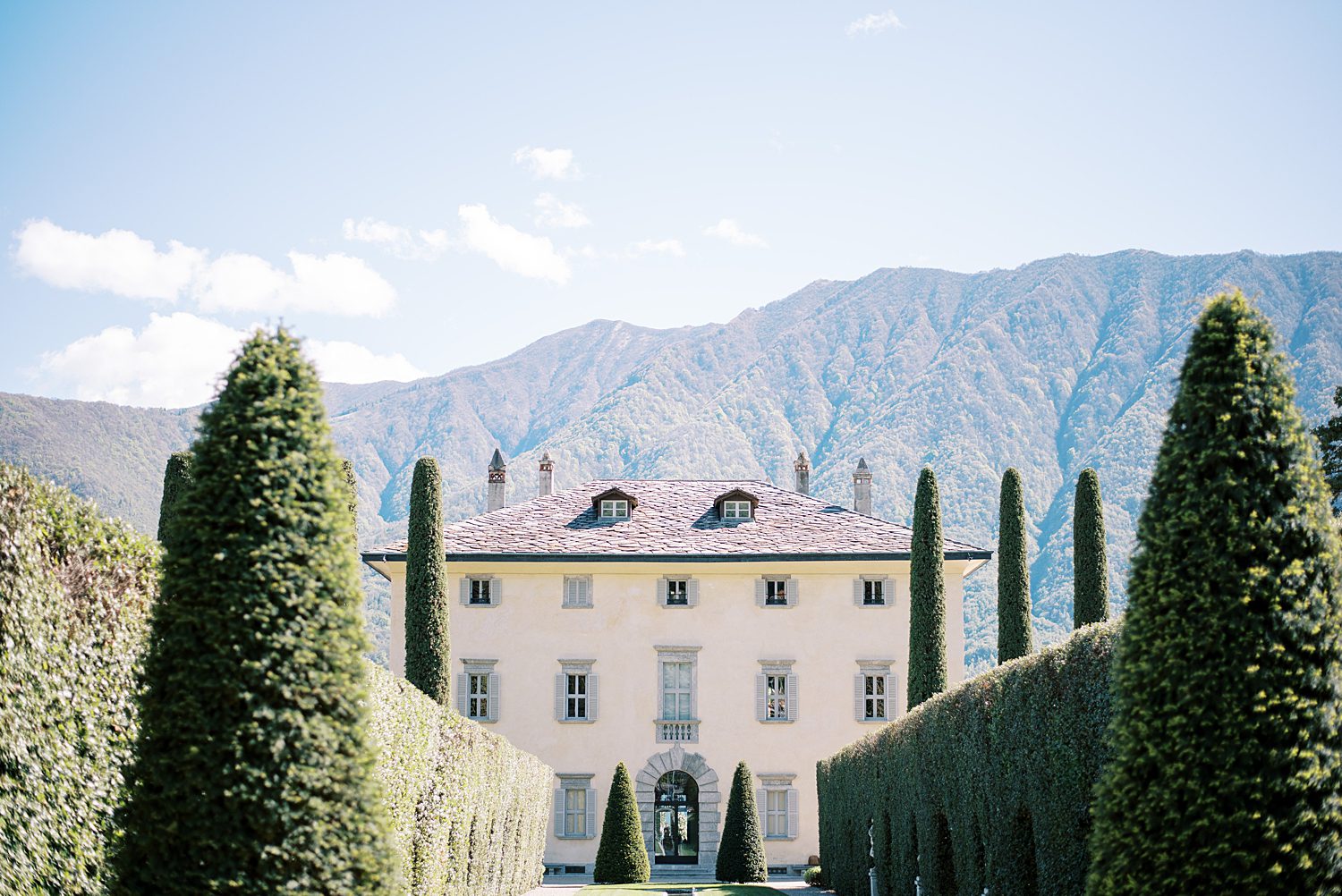 Villa Balbiano on Lake Como in Italy 